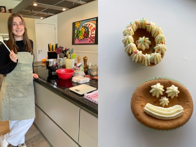 Office sweets - Cupcakes met vanille botercrème
